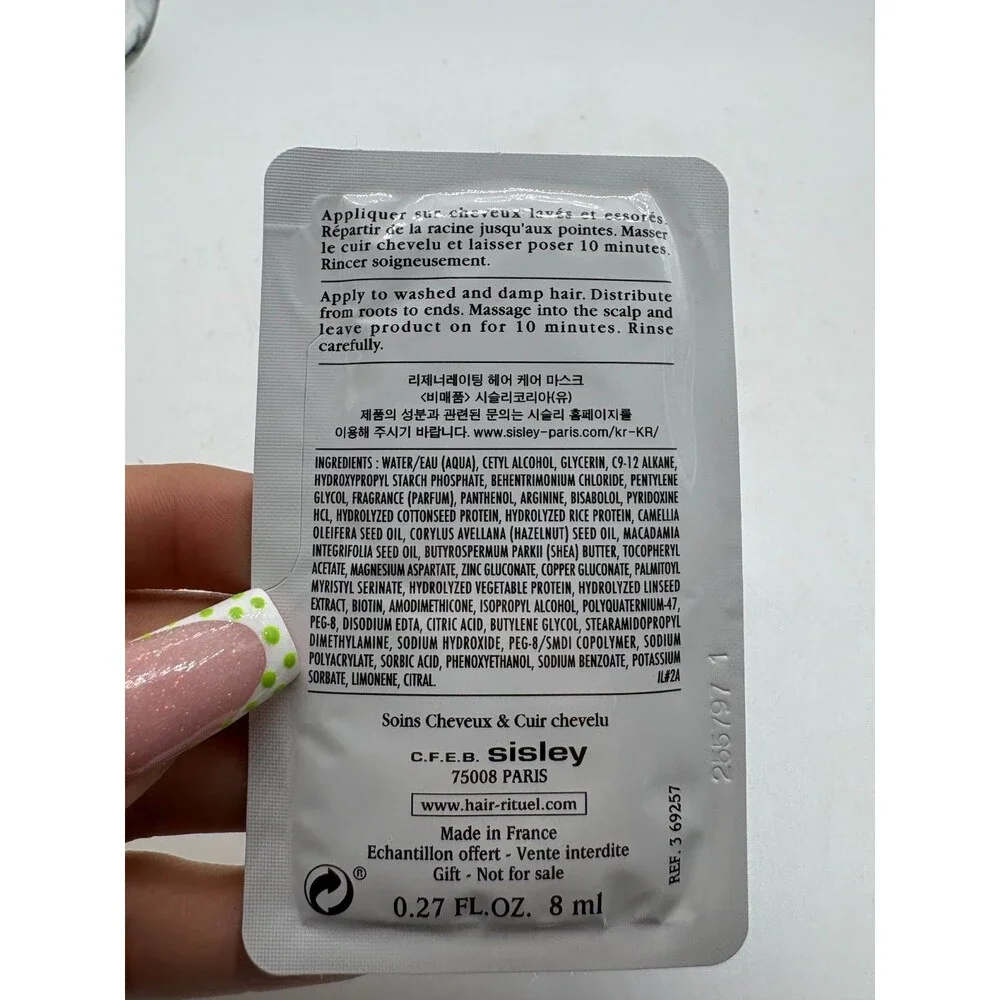 Hair Rituel by Sisley Regenerating Hair Care Mask with Four Botanical Oils 8ml